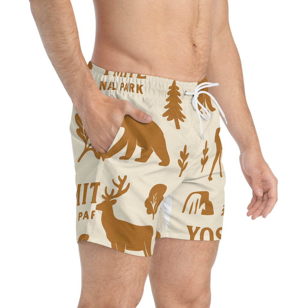 Yosemite National Park Swim Trunks, AOP Beach Shorts, Nature-Inspired Swimwear, Outdoor Adventure Gear, Vacation Essentials, Gift for [...]