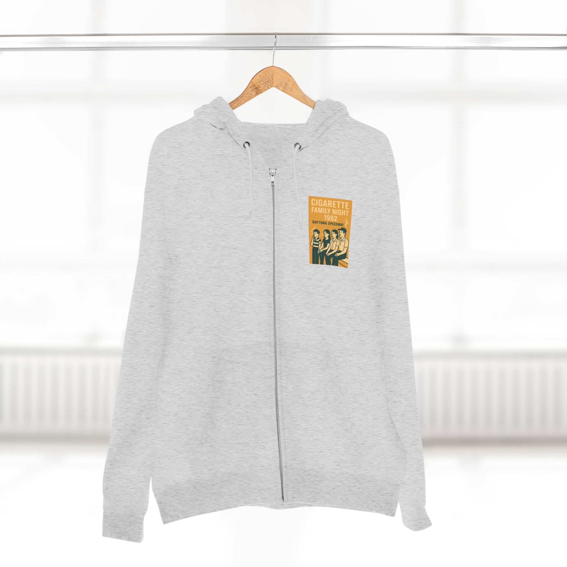 Cozy Unisex Zip Hoodie with Artistic Design, Perfect for Fall, Gifts for Art Lovers, Casual Wear, Layering Essentials