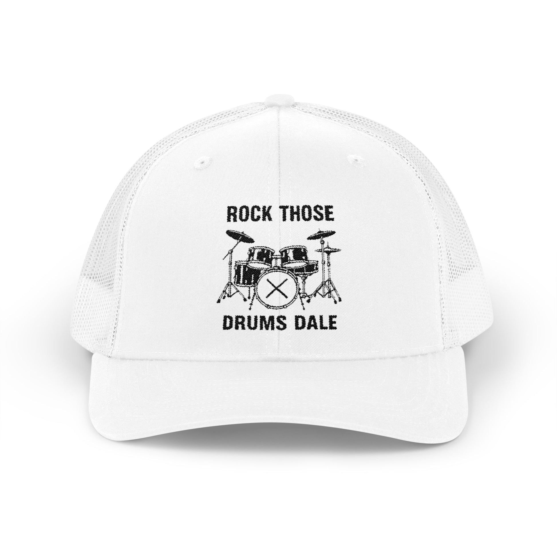 Drum Enthusiast Snapback Trucker Cap - Perfect Gift for Musicians, Band Practice, Festivals, Music Lovers, Rock Theme