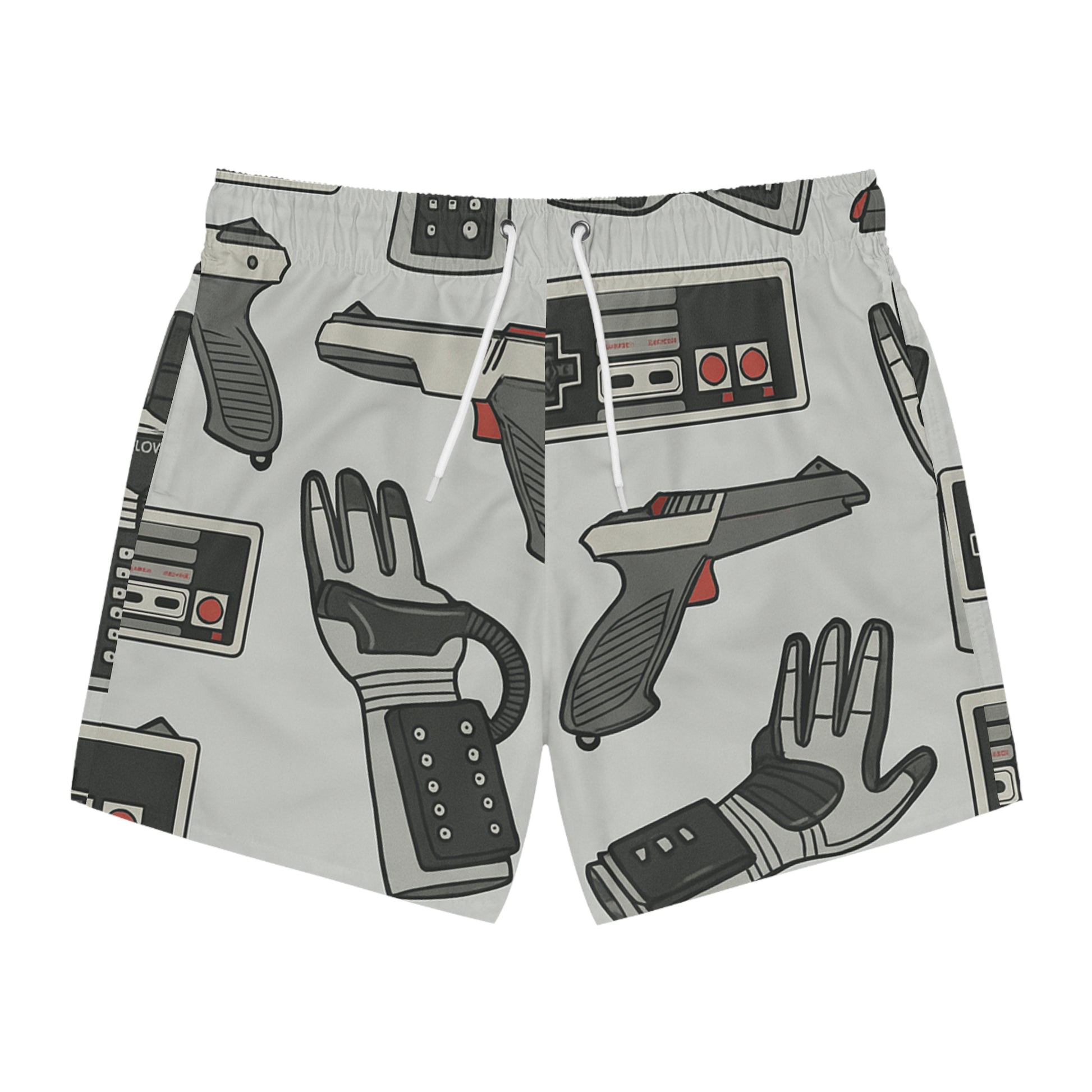 Retro Gaming Swim Trunks, Men’s Beach Shorts, Video Game Swimwear, Fun Summer Apparel, Pool Party Outfit, Gift for Gamers