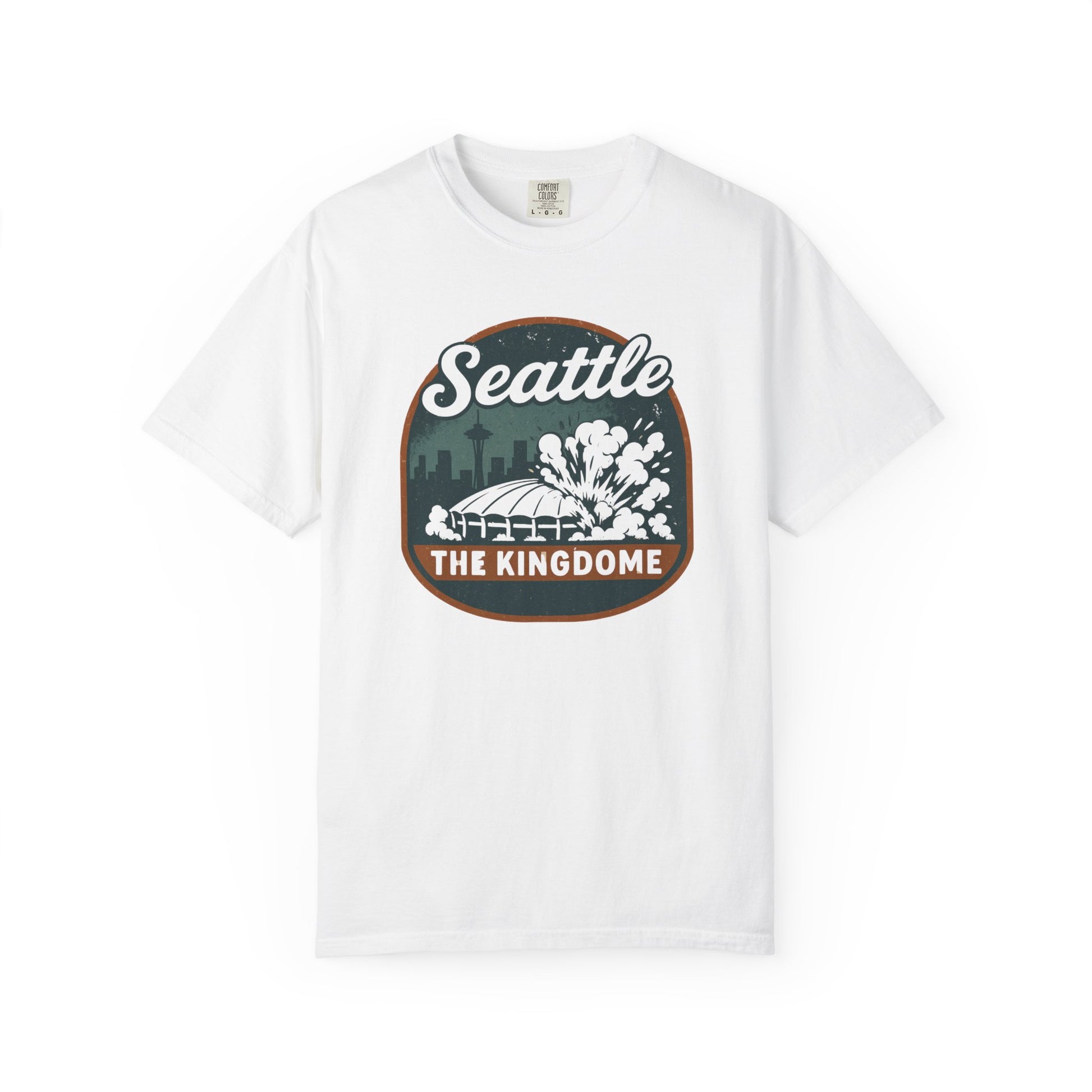 Seattle Kingdomome Vintage T-Shirt, Unisex Garment-Dyed Tee, Retro Seattle Apparel, Gift for Seattle Lovers, Casual Streetwear