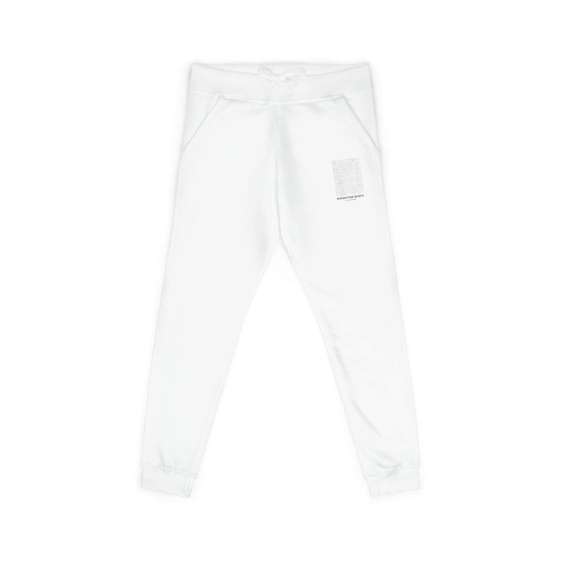 Cozy Embroidered Unisex Fleece Sweatpants - Lounge Wear, Gift for Him, Gift for Her, Casual Comfort, Year-Round Style