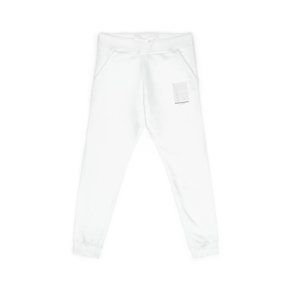 Cozy Embroidered Unisex Fleece Sweatpants - Lounge Wear, Gift for Him, Gift for Her, Casual Comfort, Year-Round Style