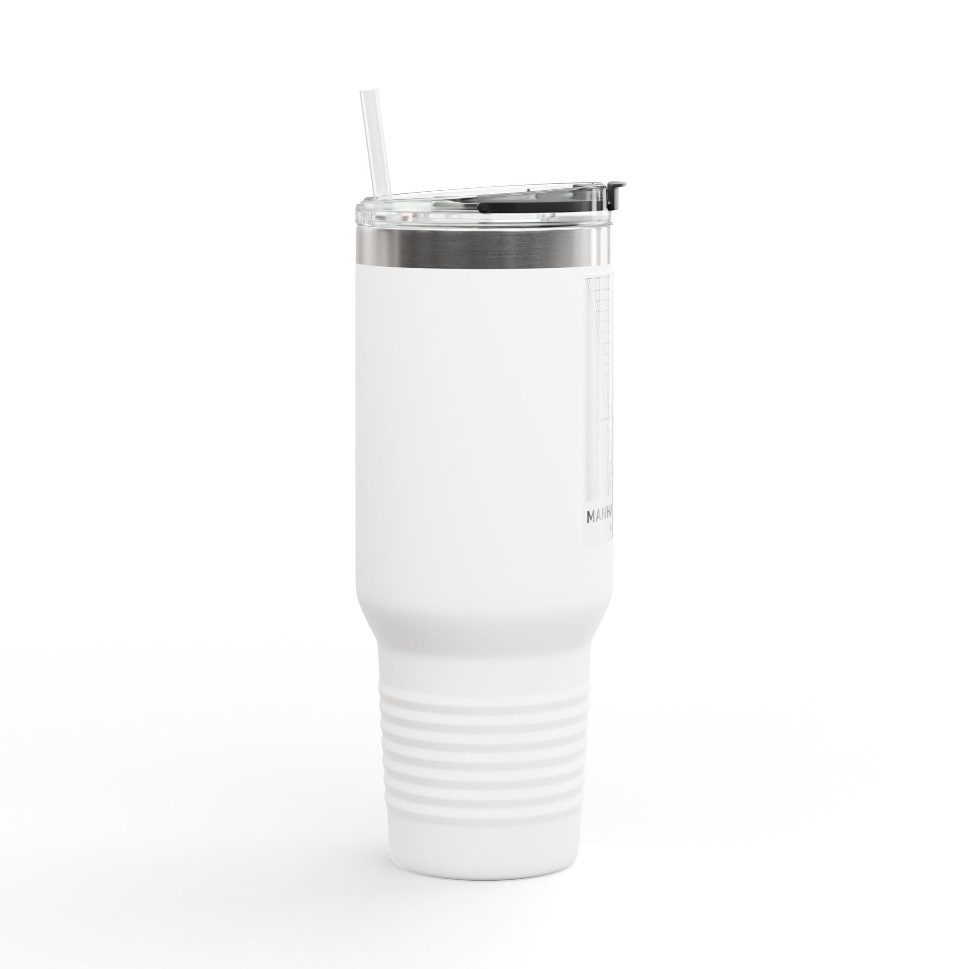 Manhattan Beach Insulated Travel Mug | 40oz Coffee Tumbler | Perfect for Beach Lovers, Gifts for Adventurers, Travel Companion, Summer Fun