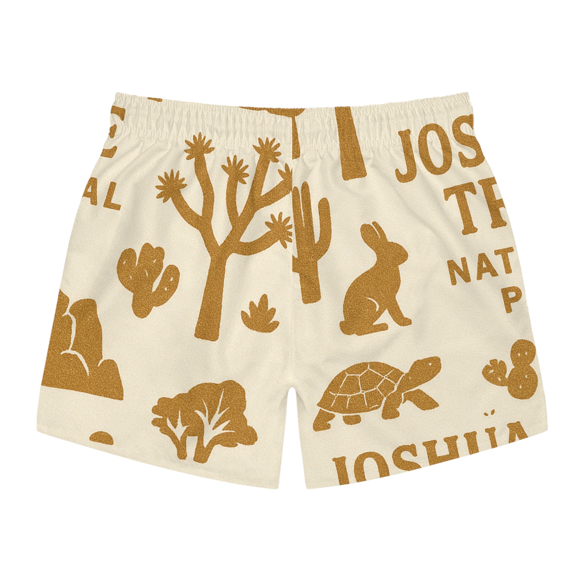 Joshua Tree National Park Swim Trunks, Vintage Beachwear, Summer Vacation Swimsuit, Nature Lover Gift, Outdoor Adventure Apparel